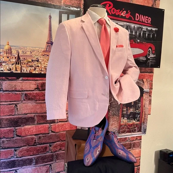 Chaps Light Pink Coat